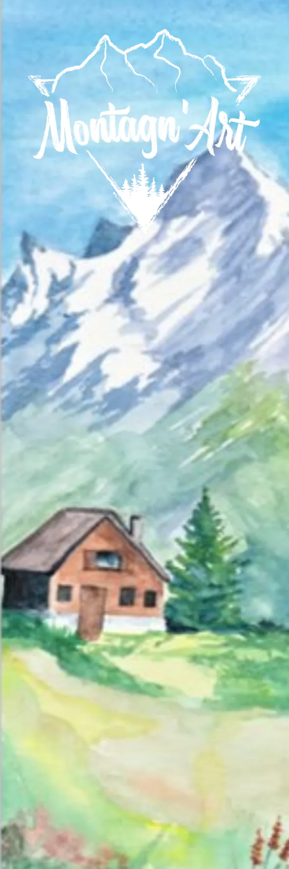Marque-page chalet